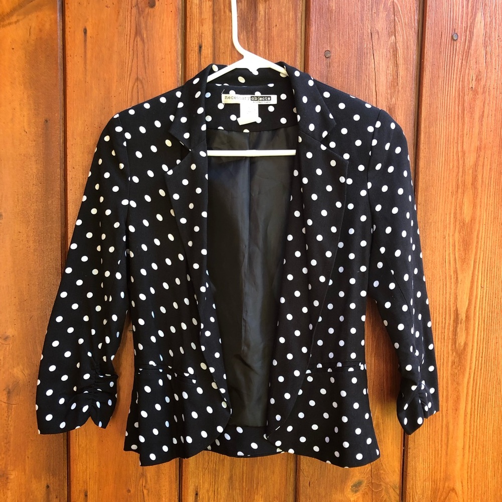 Necessary Objects|Polka Dots Blazer - image 1